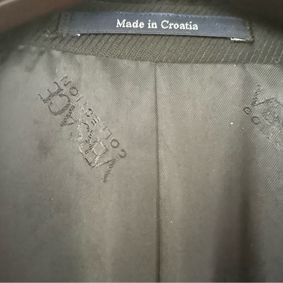 Versace Mens Black 100% Wool Single Breasted Blazer - Picture 2 of 16